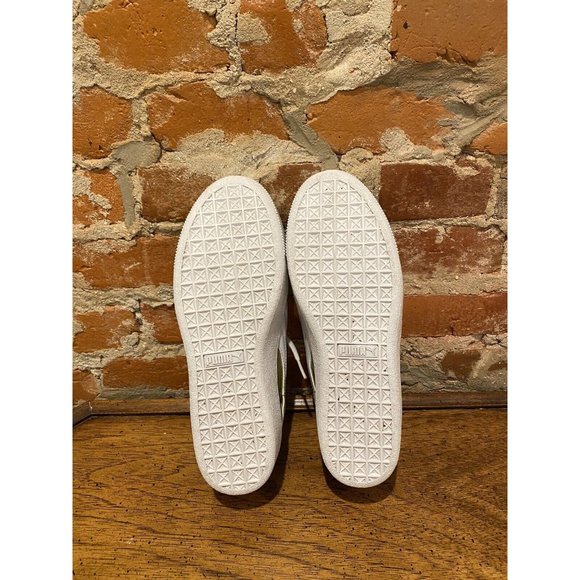 Puma  Platform  Metallic Green Soft  Foam Sneakers   Size 8.5 - Picture 5 of 5